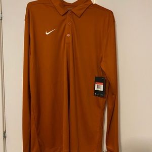 Nike dry fit longsleeve polo